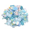 30Pcs 10 Styles Opaque & Transparent  Resin Pendants RESI-CJ0003-02-3