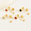 Colorful 8-Piece Stone Earrings Set for Women YJ1820-1