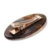 Oval with Word Love Resin Alligator Hair Clips PHAR-D015-01G-2