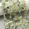 Natural Prehnite Beads Strands G-P604-A02-01-1