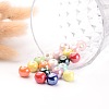 Glazed Porcelain Beads PORC-D001-10mm-M-2