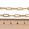 Ion Plating(IP) 304 Stainless Steel Paperclip Chain Necklace for Women LS-NJEW-C011-03G-2