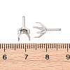 304 Stainless Steel Stud Earring Findings STAS-B091-02C-07P-3