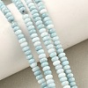 Ombre Effect Dyed Glass Beads Strands GLAA-C043-01B-9