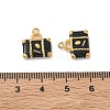304 Stainless Steel Enamel Pendants STAS-L316-04G-01-3