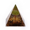 Resin Orgonite Pyramid Home Display Decorations G-PW0004-56A-09-2