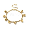 304 Stainless Steel Charm Bracelets BJEW-C110-04G-2