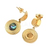 304 Stainless Steel Dangle Stud Earring for Women EJEW-JE07347-4