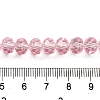 Transparent Baking Paint Glass Beads Strands LS-DGLA-A034-T8mm-D09-4