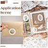 6 Bags 2 Styles PET Waterproof Lace Decorative Stickers STIC-SC0001-02A-5
