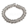 Tibetan Style Wing Alloy Bead Strands TIBEB-O007-22-LF-4