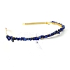 Natural Lapis Lazuli Hair Bands PW-WGC1C33-35-1