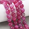 Dyed Natural Malaysia Jade Beads Strands G-G021-01D-12-5