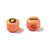Opaque Acrylic Beads OACR-R005-02C-2