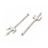 Rack Plating Alloy Big Pendants PALLOY-E025-32P-2