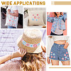 24Pcs 2Bags Flower Embroidery Sew on Cloth Patches PATC-CA0001-38-7