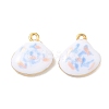 304 Stainless Steel Enamel & Glitter Powder Pendants STAS-Q119-04G-03-1