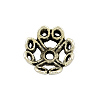 Tibetan Style Alloy 4-Petal Bead Caps TIBE-0561-AS-LF-2