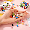  200Pcs 10 Colors Opaque Acrylic Beads OACR-TA0001-42-6