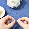 SHEGRACE Brass Flat Head Pins XGR0085G-33G-5
