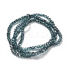 Electroplate Glass Beads Strands EGLA-D020-3x2mm-M2-4