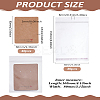 40Pcs Rectangle Paper Jewelry Display Cards for Necklace Earrings CDIS-LP0001-13-2