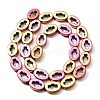Electroplated Synthetic Non-magnetic Hematite Beads Strands G-L613-Z01-03-2