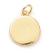 Brass Enamel Pendants KK-P200-11-3