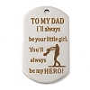 Non-Tarnish 201 Stainless Steel Pendants STAS-L079-01P-05-1