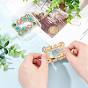 2Pcs Alloy Rhinestone Flower Shoe Decorations FIND-FG0002-40B-3