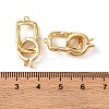 Brass Fold Over Clasps LS-KK-U016-09G-3