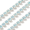Iron Rhinestone Cup Chains CH-A008-02G-1