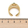 304 Stainless Steel Multi-layer Open Cuff Rings RJEW-Z078-02G-5