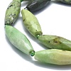Natural Green Jade Beads Strands G-O179-G04-3