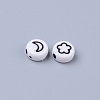 Opaque White Acrylic Beads LS-X-MACR-S273-45B-3