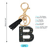 1Pc Resin Letter Keychains KEYC-TADJ0001-09B-3