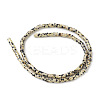 Natural Dalmatian Jasper Beads Strands G-F247-21-2