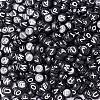 288G 26 Style Black Acrylic Beads SACR-X0015-17-3