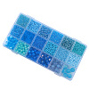 DIY 18 Style Resin & Acrylic Beads Jewelry Making Finding Kit DIY-NB0012-04D-3