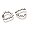 Non-Tarnish 304 Stainless Steel D Rings X-STAS-H136-0P-2