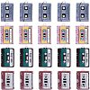 24pcs 4 Colors Baking Paint Alloy Pendants FIND-DC0003-84-1