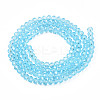 Glass Beads Strands EGLA-A034-T3mm-D28-2