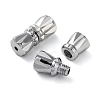 Rack Plating Brass Screw Clasps KK-I709-01P-2