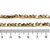Electroplated Synthetic Non-magnetic Hematite Beads Strands G-A234-G03-01G-4
