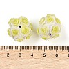 Acrylic Handmade Luminous Polymer Clay Rhinestone Beads CLAY-H003-07-5