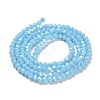 Electroplate Opaque Glass Beads Strands LS-EGLA-A035-P3mm-A08-2