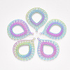 Ion Plating(IP) 201 Stainless Steel Filigree Pendants X-STAS-S108-34-1