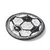 Sports Ball Theme Computerized Towel Fabric Embroidery Iron on Cloth Patches PATC-WH0007-23C-2