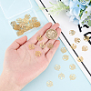 60Pcs Rack Plating 201 Stainless Steel Filigree Pendants STAS-DC0012-59-3