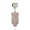 Owl Tibetan Style Alloy European Dangle Charms LS-PALLOY-I115-14AS-2